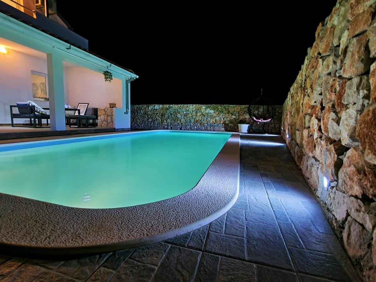 Anas Lagoon Holiday House With Pool At Azure Beach Mali Drvenik Ngoại thất bức ảnh